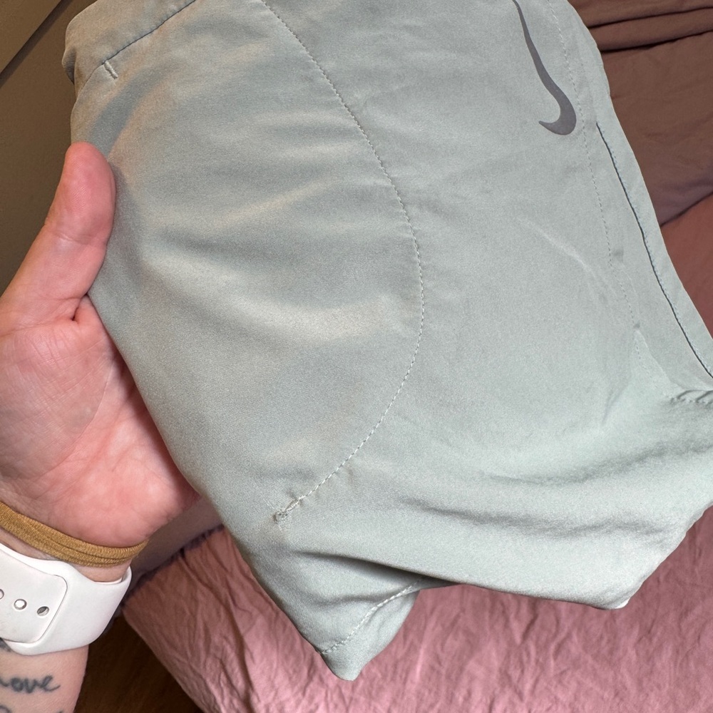 Nike Stride men's Dri-FIT 7" brief-lined running shorts sz S in jade horizon - Picture 7 of 8
